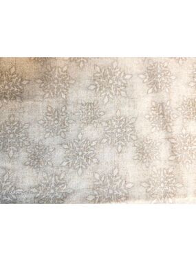 Winter Snowflake Pattern Fabric For Quilting & Crafts half yard